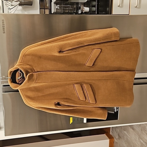 💕J. CREW💕 Cocoon Coat in Italian Stadium-Cloth Wool Blend ~ Heather Acorn 10 - Picture 8 of 16